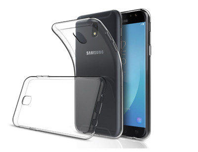 Силиконови гърбове Силиконови гърбове за Samsung Силиконов гръб ТПУ ултра тънък за Samsung Galaxy J7 2017 J730F кристално прозрачен